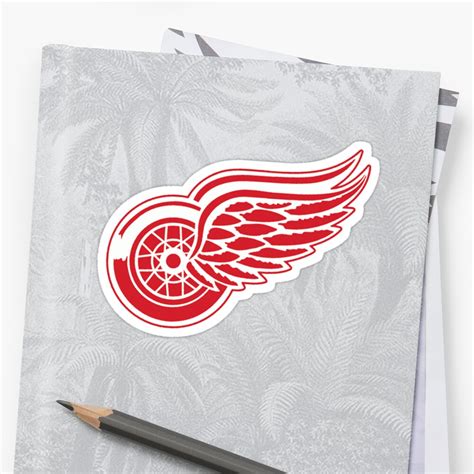 Detroit Red Wings Stickers By Saulhudson32 Redbubble
