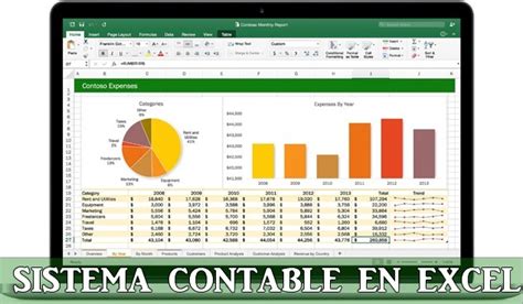 Contabilidad En Excel Plantilla Programada Sistema Contable U S