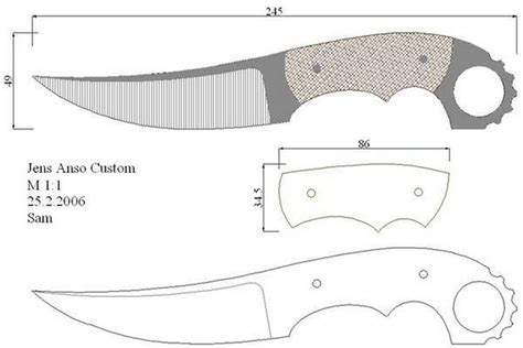 Are you looking for free knife templates? Album - Google+ | Knife patterns