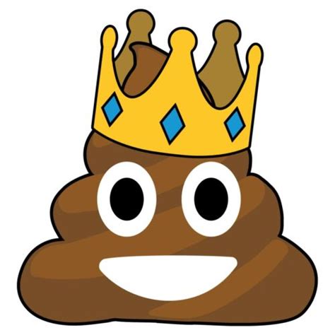 Poop Emoji Crown Classic Funny King Novelty Humor T Shirt Ebay