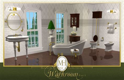 Mod The Sims Manor House Collection Washroom Pt I Sims Sims 2