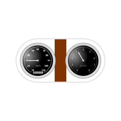 Car Dashboard Vector Image Free Svg