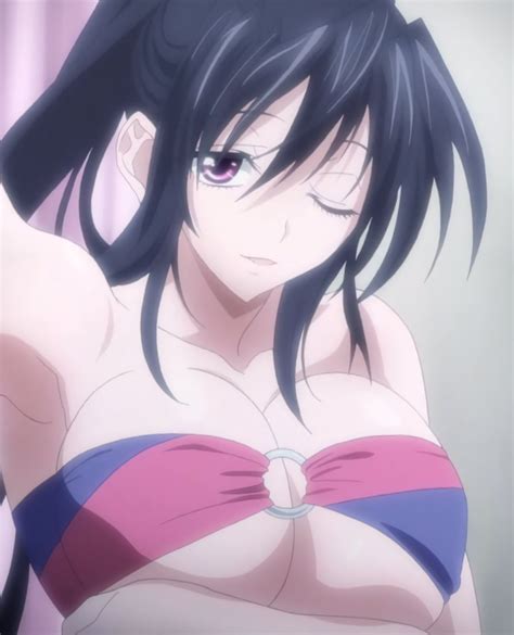 Rule 34 Akeno Himejima Breasts Cleavage Demon Girl High School Dxd Huge Breasts Screencap