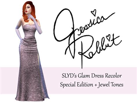 Ts4 Jessica Rabbit Dress Recolors By Misstex89 On Deviantart