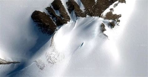 Is A Crashed Ufo Buried In The Antarctic Snow See For Yourself As