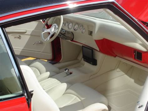 Custom Chevelle Interior White Red Chevelles Pinterest Interiors