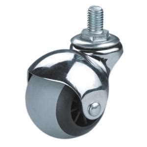Products also include decorative ball casters, heavy duty casters, medium duty casters, light duty top plate casters manufacturer of industrial casters, including chair casters for furniture, medical, office and display/store fixture applications. Threaded Ball Casters, M27T-1.5''/2'', Caster Wheels ...