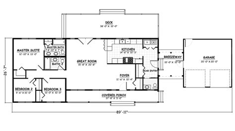 3 Bed 25 Bath Ranch House Plan With 1400 Square Feet Coolhouseplans Blog