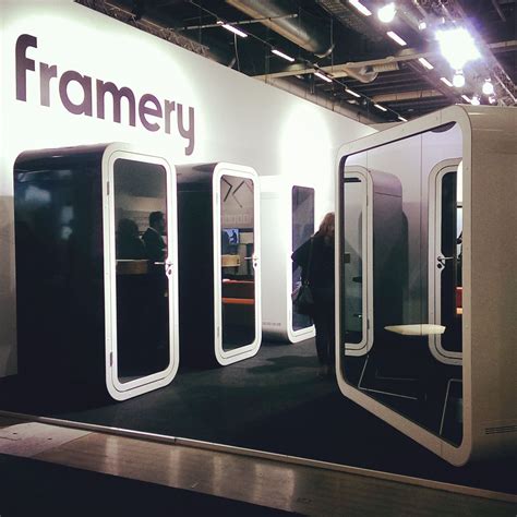 Framery O Booths On The Left And The New Framery Q On The Right