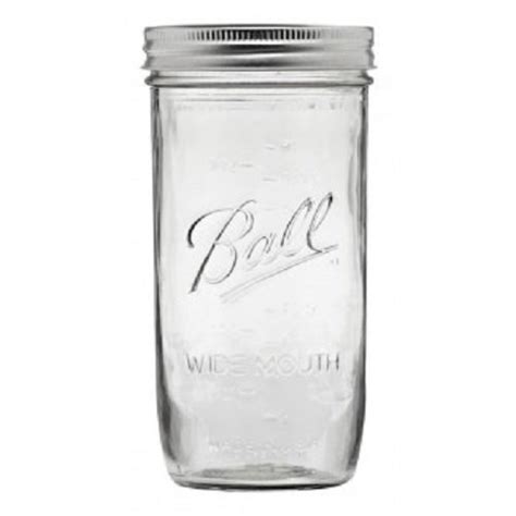 Ball Single 24oz Wide Mouth 1 5 Pint Mason Jar Canning W Lid Band For