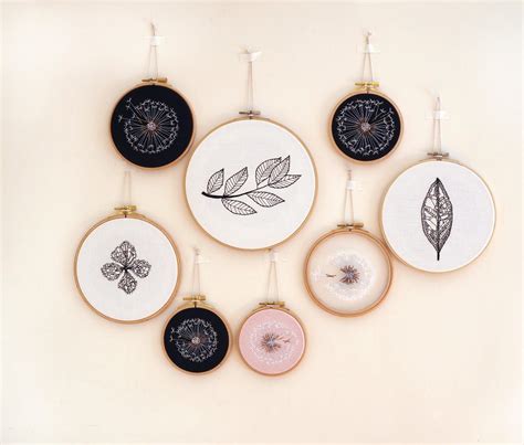 Make A Wish Dandelion Embroidery Hoop Art Bridesmaid Etsy Uk