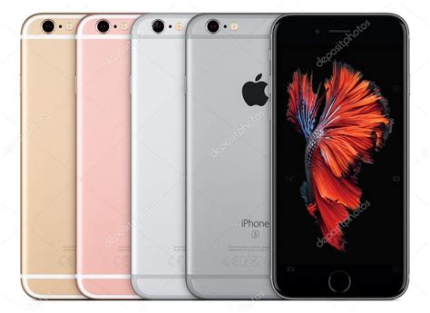 Apple Iphone 6s All Colors Silver Space Gray Gold And Rose Gold Stock