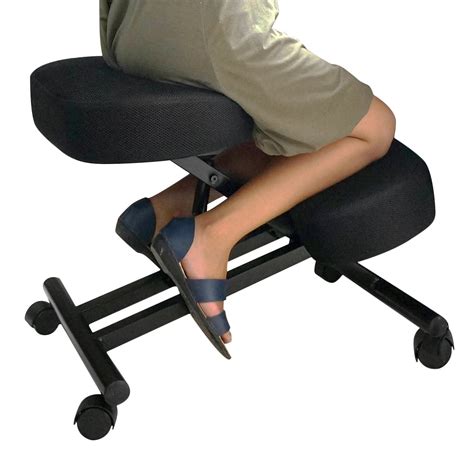 Instead, kneeling chairs drop the thighs and pull the shins back, allowing some bodyweight to rest on the person's shins. Galleon - Sleekform Kneeling Chair For Perfect Posture ...