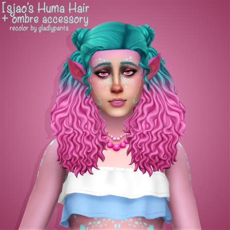 ♥ Isjao Huma Hair Ombre Acc Recolored In Sorbets Remix ♥ Download