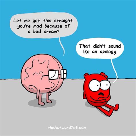 Pin By Maine On Picture This Awkward Yeti Heart And Brain Comic Heart Vs Brain