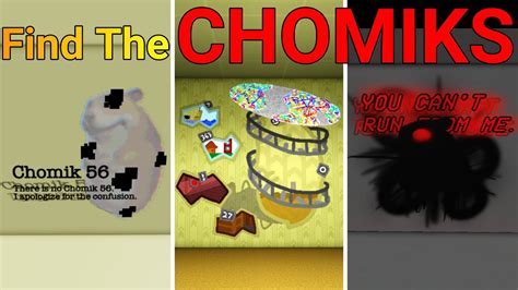 BACKROOMS CHOMIK Find The Chomiks Part 48 Roblox YouTube