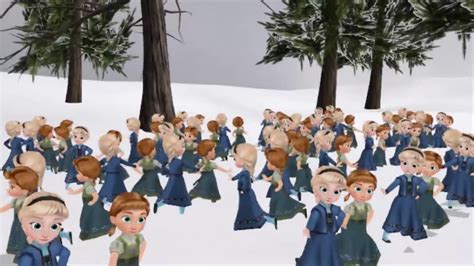 Frozen Elsa Y Anna Cancion Los Pollitos Frozen Canciones Infantiles