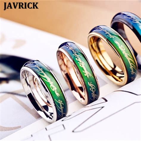 Check spelling or type a new query. JAVRICK Lovers Heartbeat ECG Mood Ring Color Temperature ...