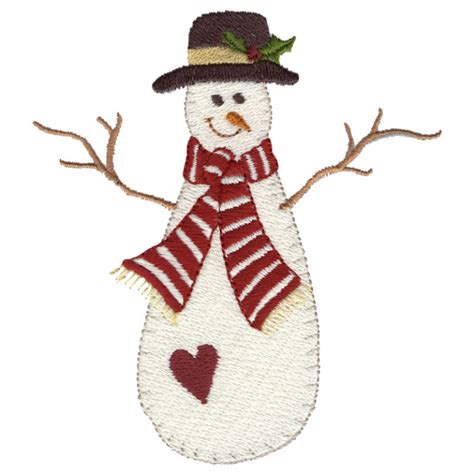 Free Embroidery Design Snowman I Sew Free
