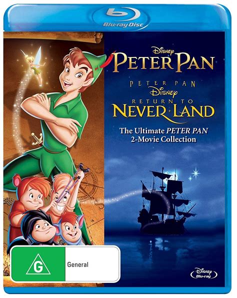 Amazon Com Peter Pan Peter Pan Return To Never Land Region B Blu Ray Bobby Driscoll