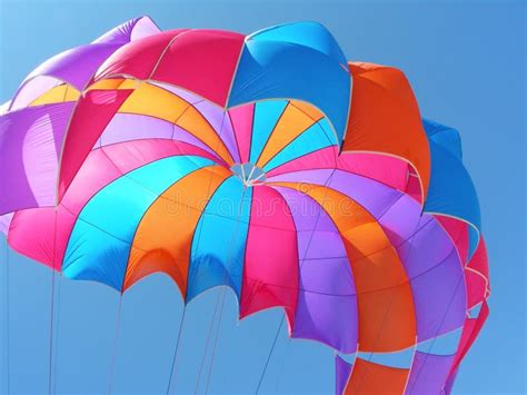 Colorful Parachute Background Stock Image Image 7672047