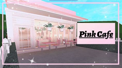 Pink Cafe I Bloxburg Speed Build I 34k Youtube