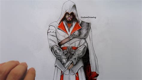 Ezio Auditore Speed Drawing How To Draw Assassins Creed