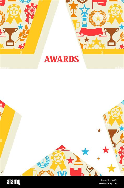 Awards And Trophy Background Stock Vector Image And Art Alamy