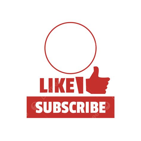 Like And Subscribe Button With Logo Like And Subscribe Subscribe