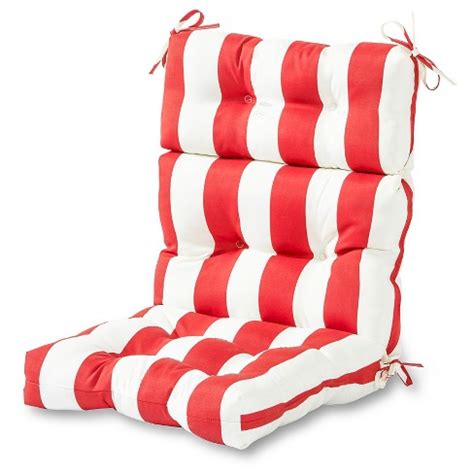 Target red card are whizzing in the u.s. Outdoor High Back Chair Cushion - Cabana Red - Greendale Home Fashions : Target
