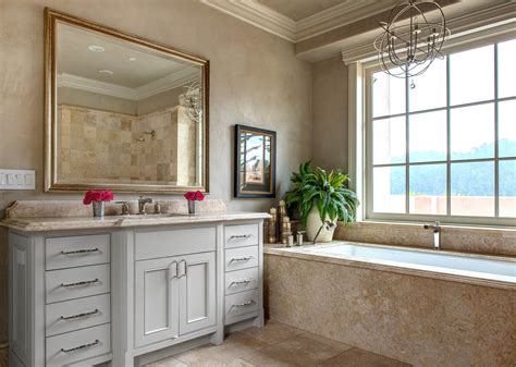 Jerusalem Grey Gold Limestone Bathroom Carmel Stone Imports Palo Alto
