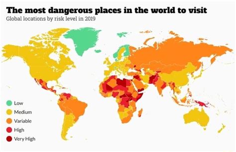 The Most Dangerous Places In The World To Visit Global Locations By