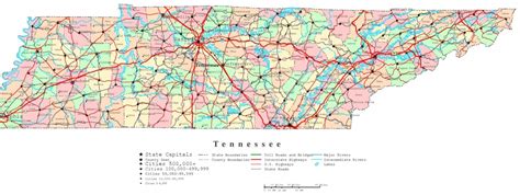 Tennessee Blank Map Printable Map Of Tennessee Counties Printable Maps