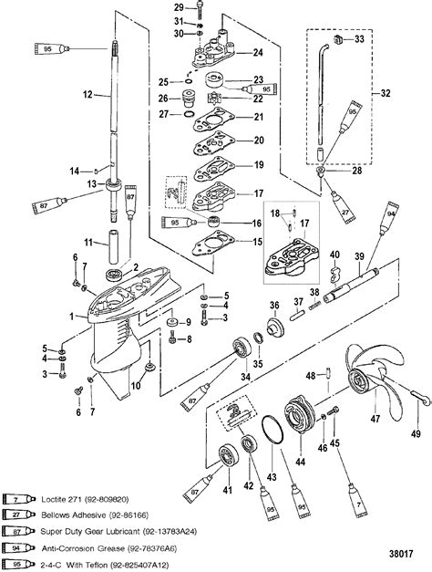 25 Hp Mercury Outboard Parts List And Diagram