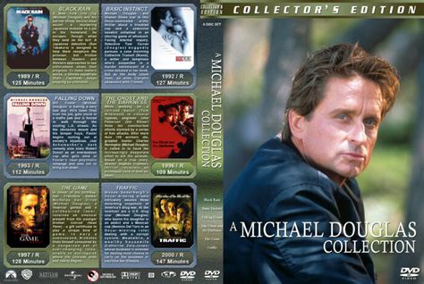 A Michael Douglas Collection 6 Dvd Covers 1989 2000 R1 Custom