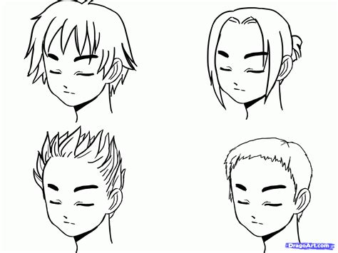 Draw Shonen Draw Anime Boys Step By Step Drawing Sheets