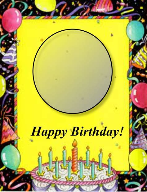 Happy Birthday Frame Birthday Frames Birthday Cards Anniversary Cake