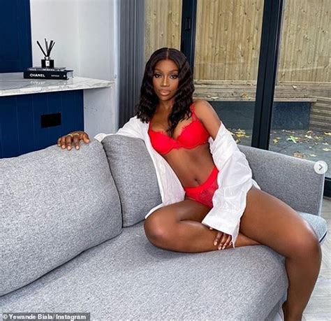 Love Islands Yewande Biala Wows In Racy Lace Lingerie As She Quips