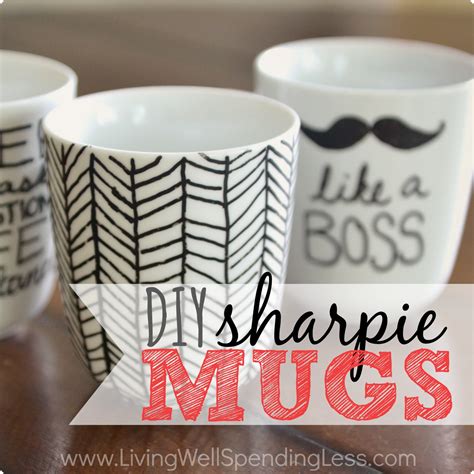 Diy Sharpie Mugs Diy Painted Mugs