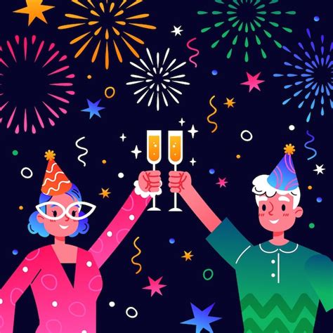Free Vector Gradient New Years Eve Illustration