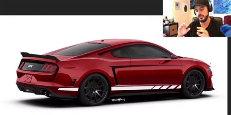 Mid Engine Ford Mustang Concept Rendered Video