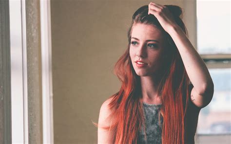 Sexy Cute And Beautiful Pierced Red Hair Teen Girl Wallpaper 2734 2560x1600 Wallpaper Juicy