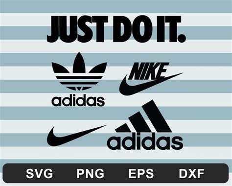 Nike Logo Svg Shoe Brand Svg Adidas Svg Digital Files Etsy
