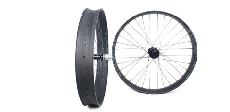 85mm Wide Carbon 26er Fat Bike Wheels Hookless Double Wall Tubeless