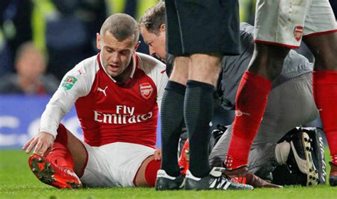 Jack Wilshere Injury Latest Arsenal Man Suffers Freak Injury In