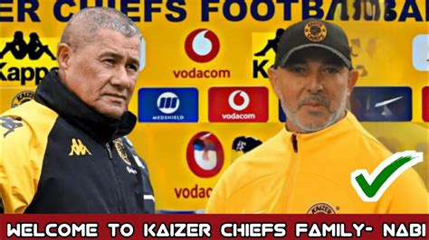 Kaizer Chiefs Have Appointed Nabi As New Head Coach Replacement Of