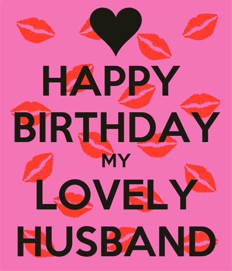 Happy Birthday My Lovely Husband Poster Noemi Keep Calm O Matic