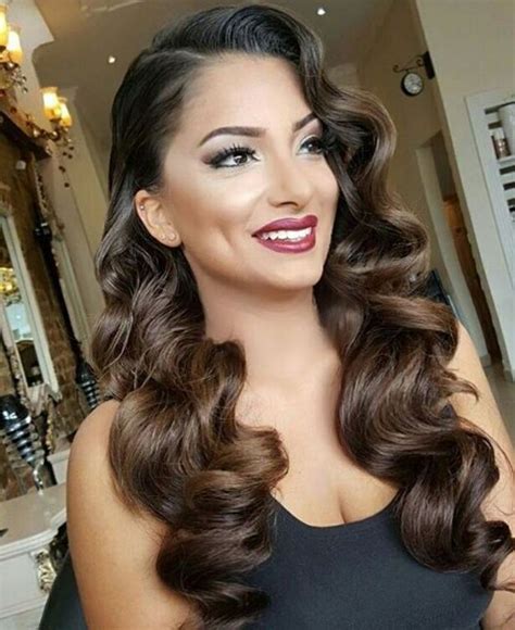 wedding hollywood waves vintage hairstyles for long hair long hair styles long hair wedding