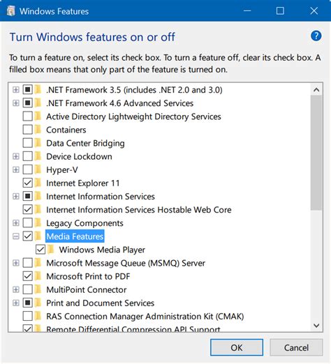 Cómo Activar O Desactivar Características De Windows 10