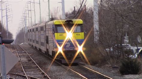 Lirr Frigid Friday Rush Hour In Greenlawn Youtube